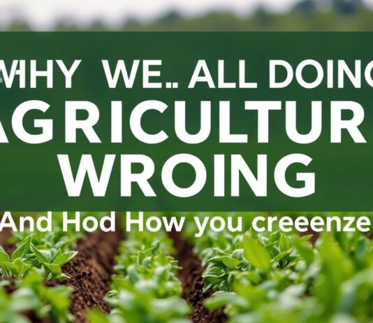Why We’re All Doing Agriculture Wrong (And How to Fix It) Why We're All Doing Agriculture Wrong (And How to Fix It)