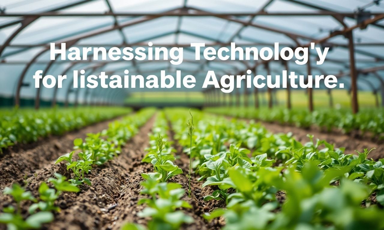 Harnessing Technology for Sustainable Agriculture: A Modern Approach to Farming