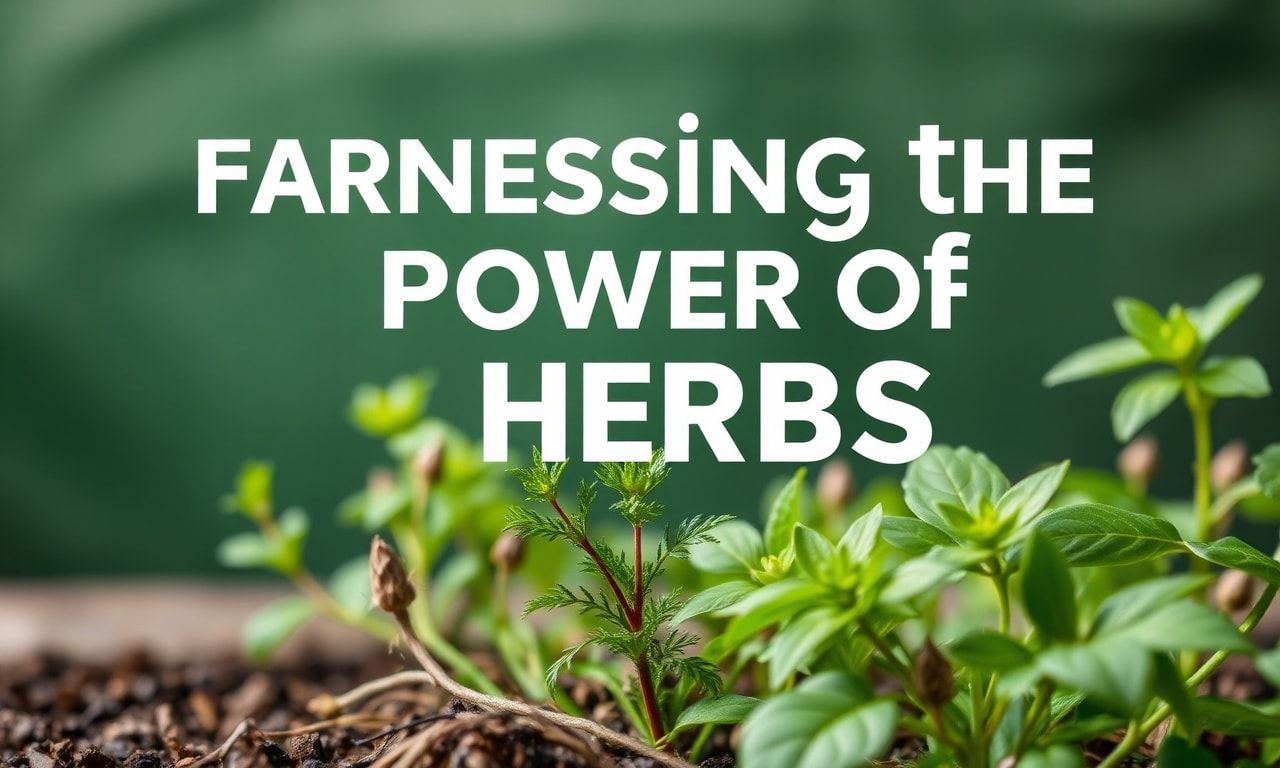 Harnessing the Power of Herbs: A Farmer's Guide to Sustainable Agriculture