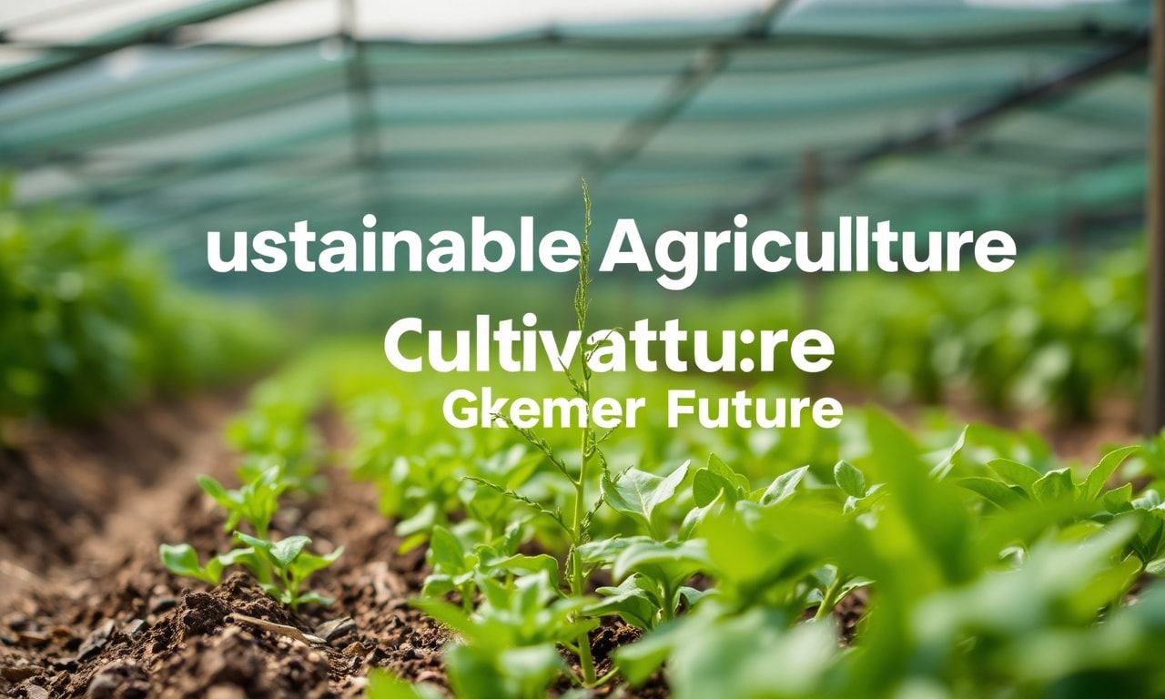 Sustainable Agriculture: Cultivating a Greener Future