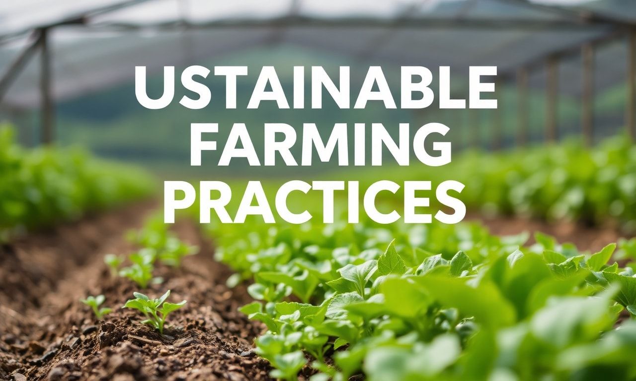 Sustainable Farming Practices: Cultivating a Greener Future