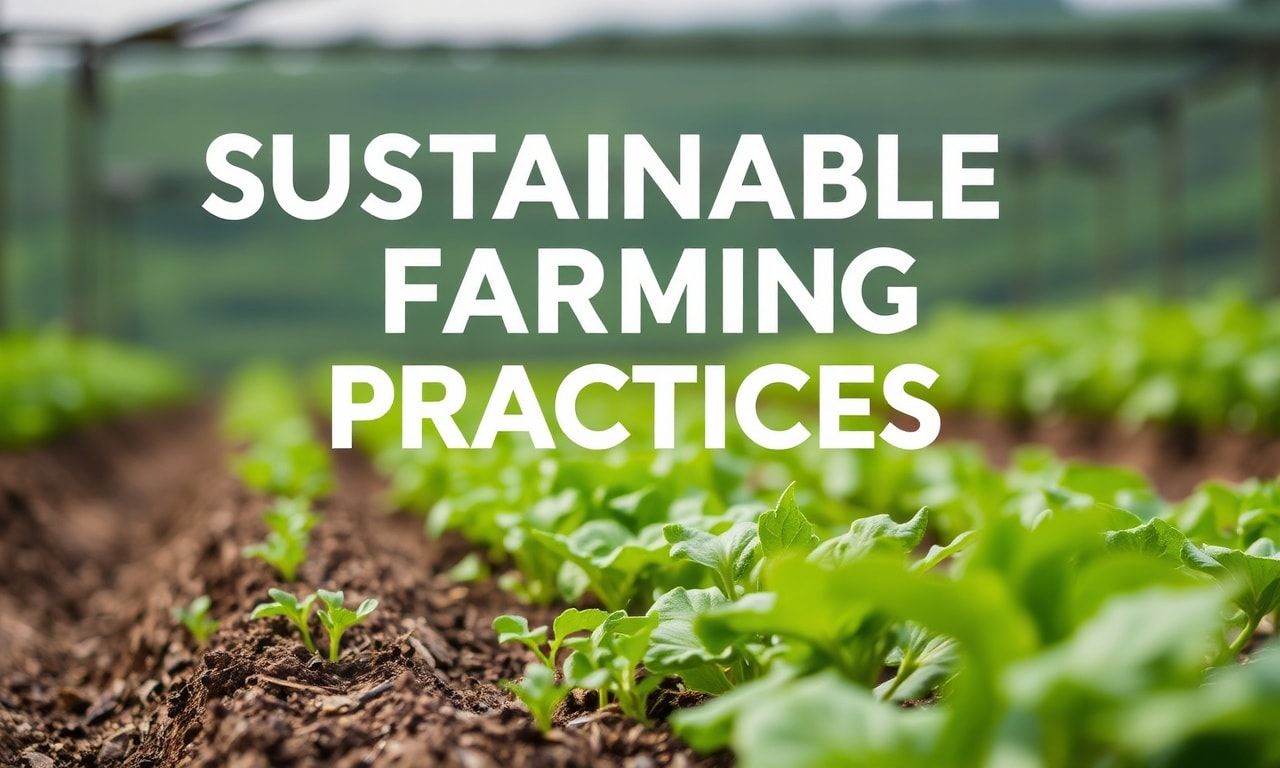 Sustainable Farming Practices: Cultivating a Healthier Future