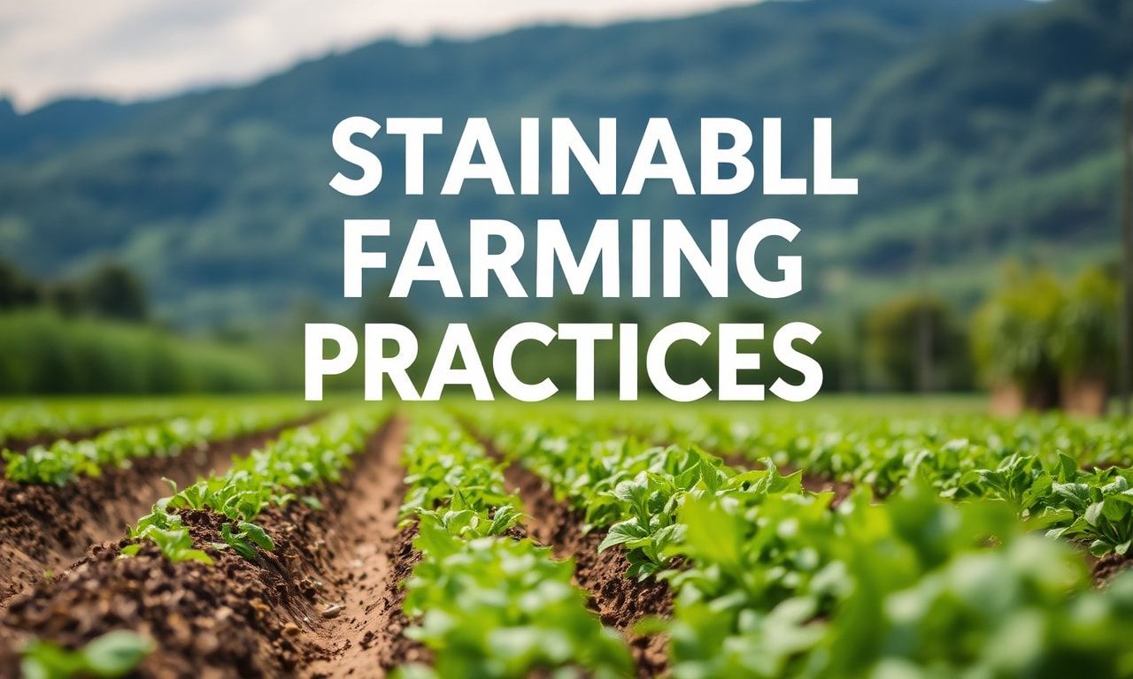 Sustainable Farming Practices: Nurturing the Land and the Future