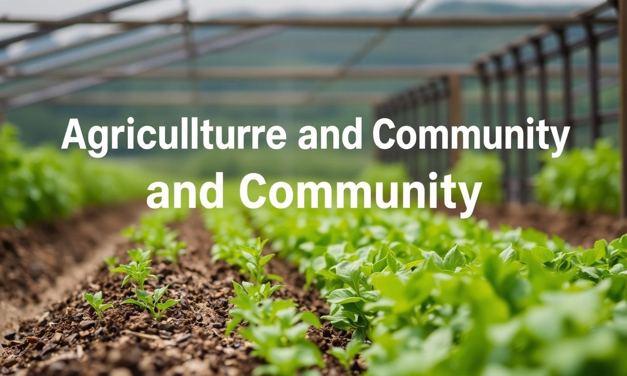 The Intersection of Agriculture and Community: A Holistic Approach to Sustainable Farming