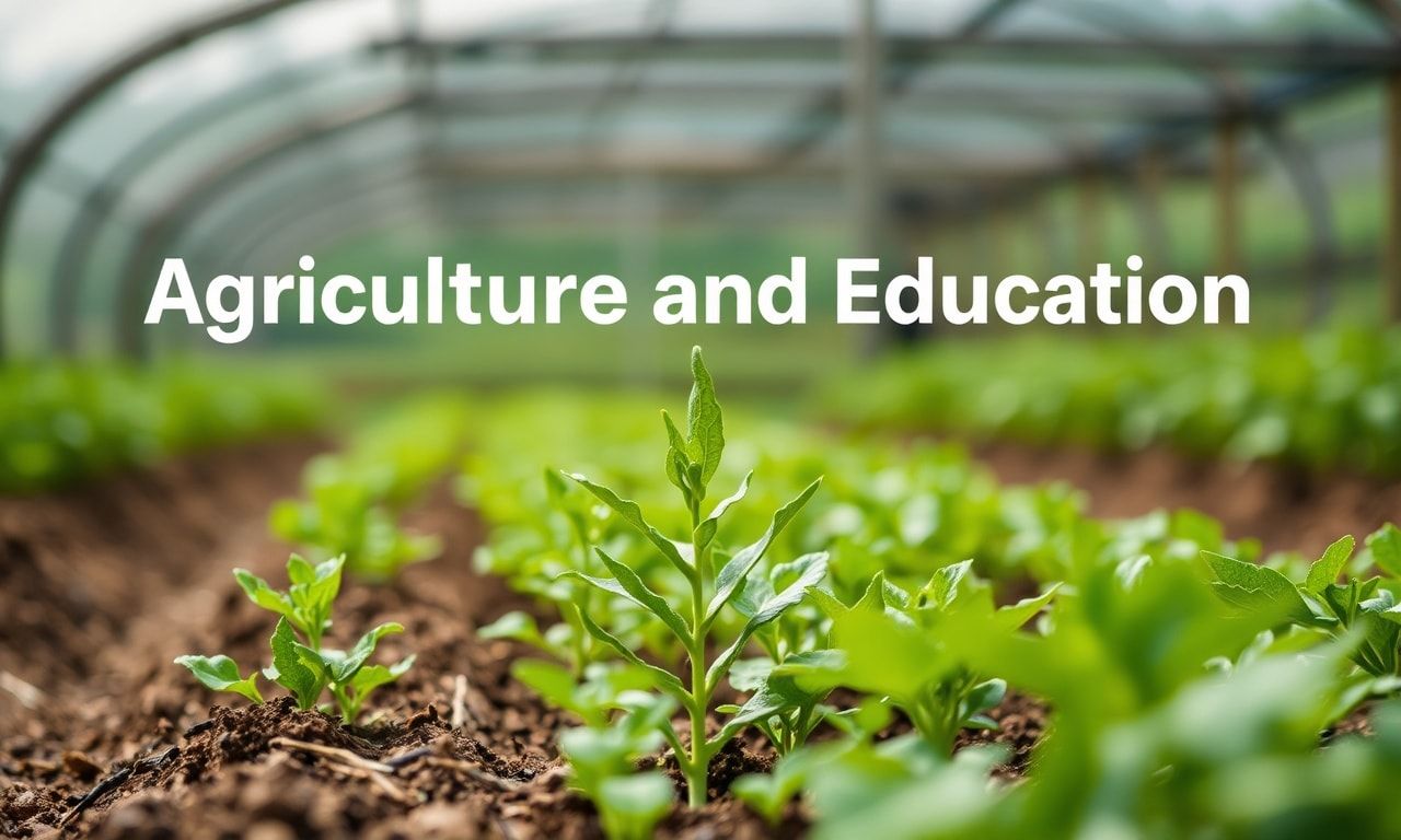 The Intersection of Agriculture and Education: Cultivating a Sustainable Future
