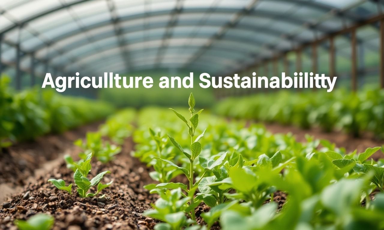 The Intersection of Agriculture and Sustainability: Cultivating a Greener Future