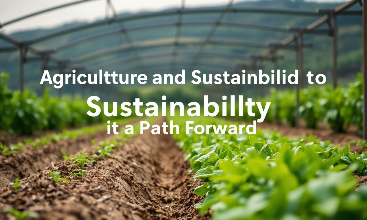 The Intersection of Agriculture and Sustainability: A Path Forward