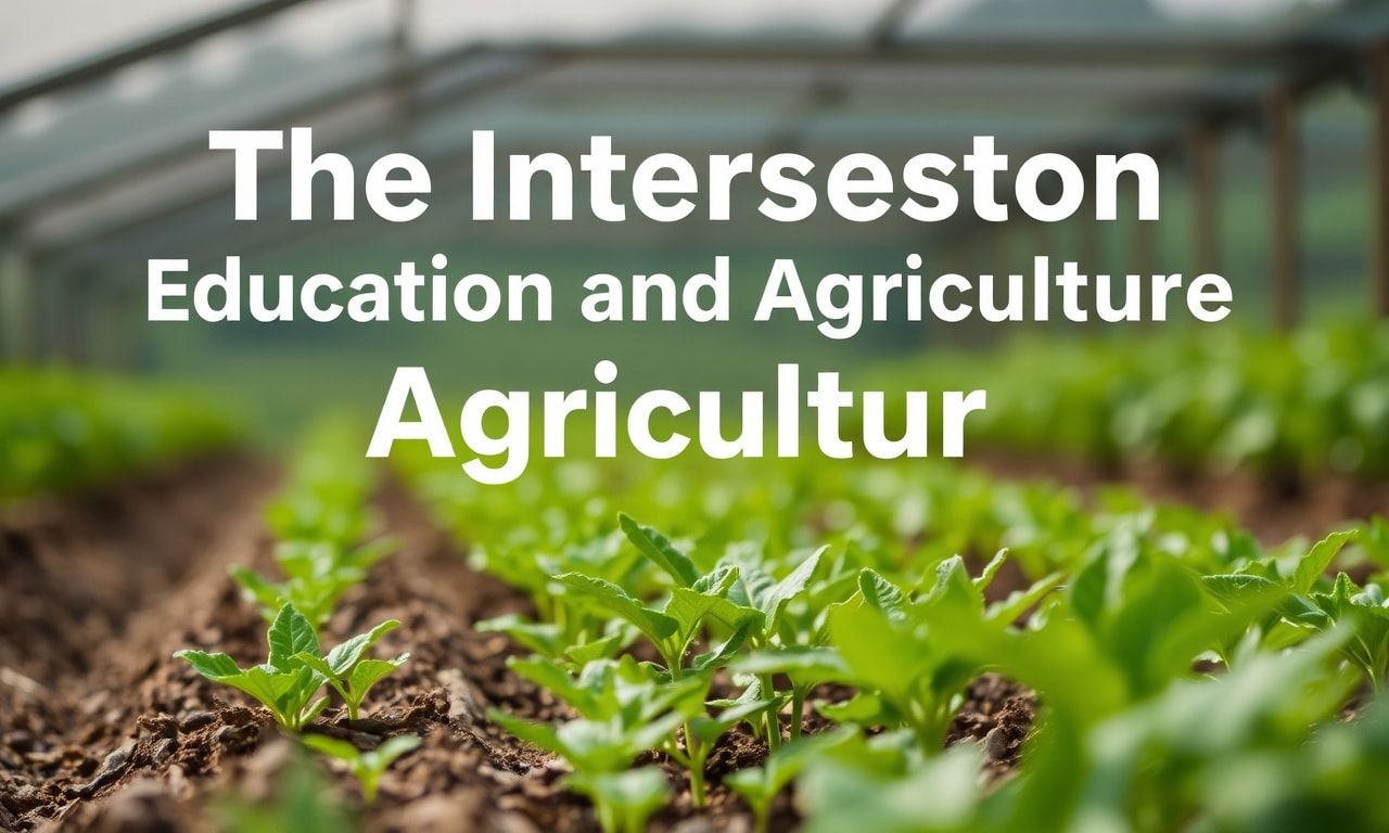 The Intersection of Education and Agriculture: Cultivating the Future