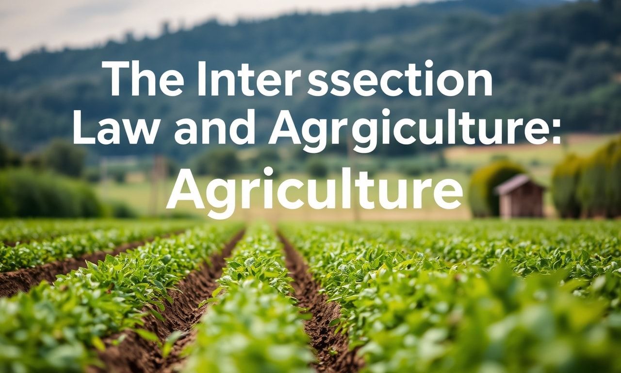 The Intersection of Law and Agriculture: Navigating Legal Landscapes in Farming