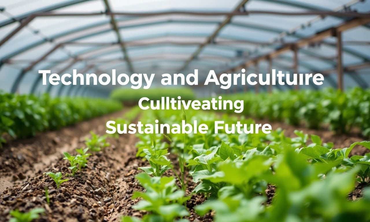 The Intersection of Technology and Agriculture: Cultivating a Sustainable Future