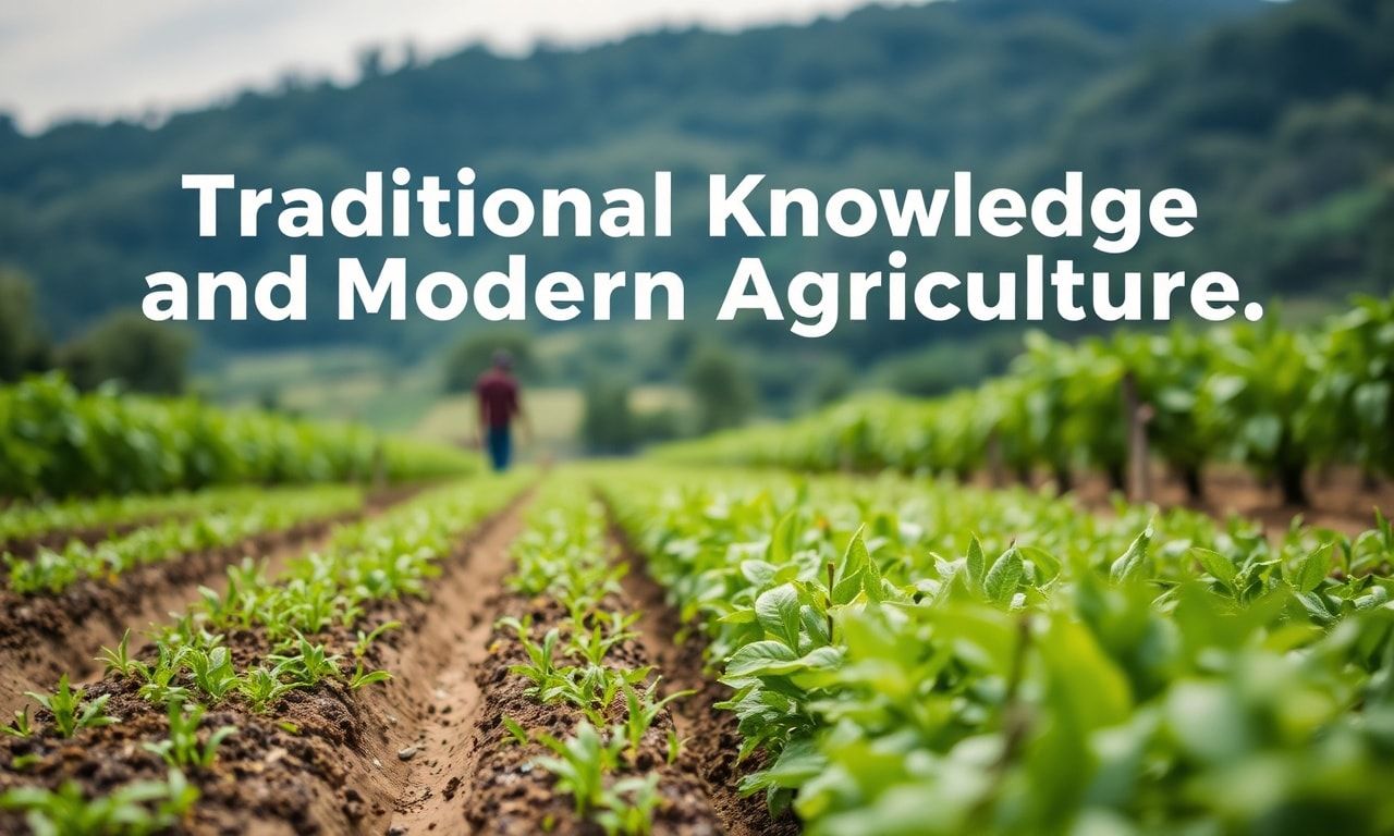 The Intersection of Traditional Knowledge and Modern Agriculture: A Sustainable Path Forward