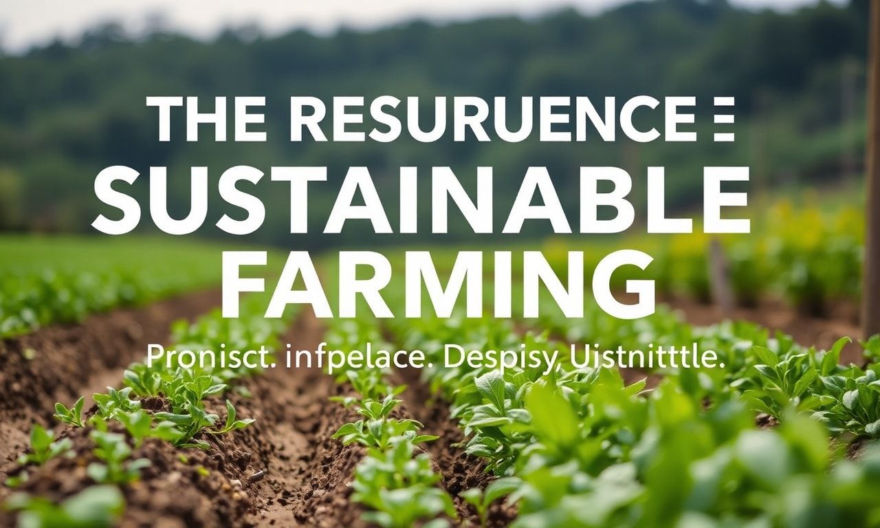 The Resurgence of Sustainable Farming: A Back-to-Basics Approach
