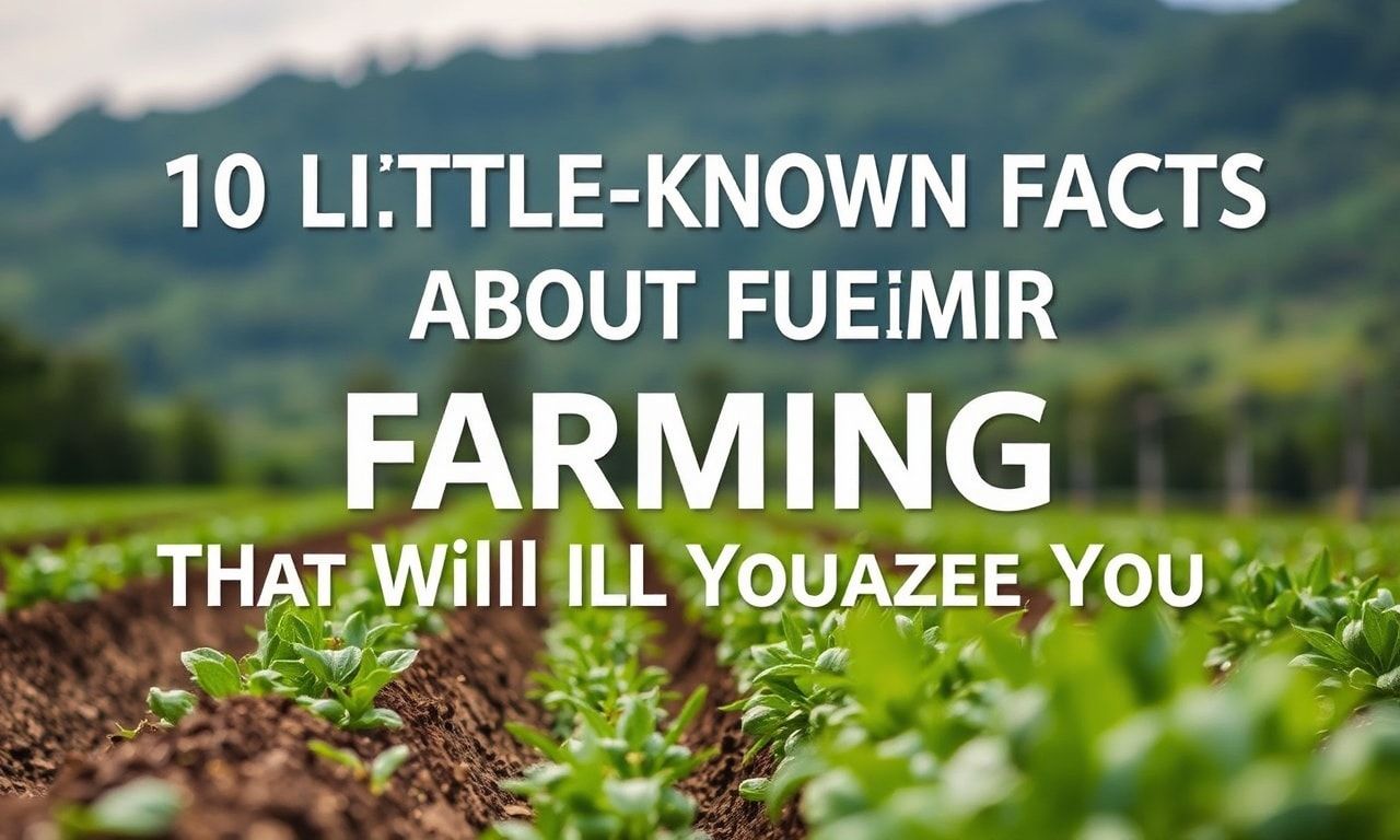 10 Little-Known Facts About Farming That'll Blow Your Mind