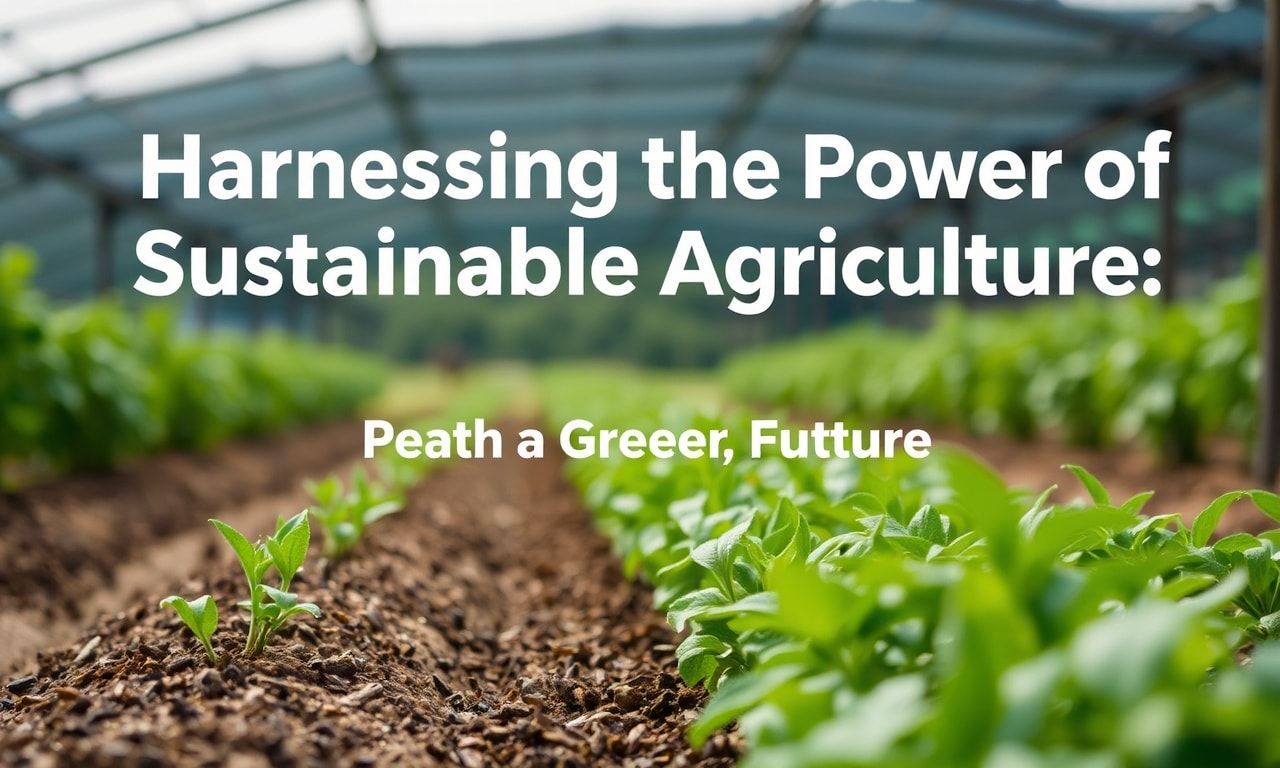 Harnessing the Power of Sustainable Agriculture: A Path to a Greener Future