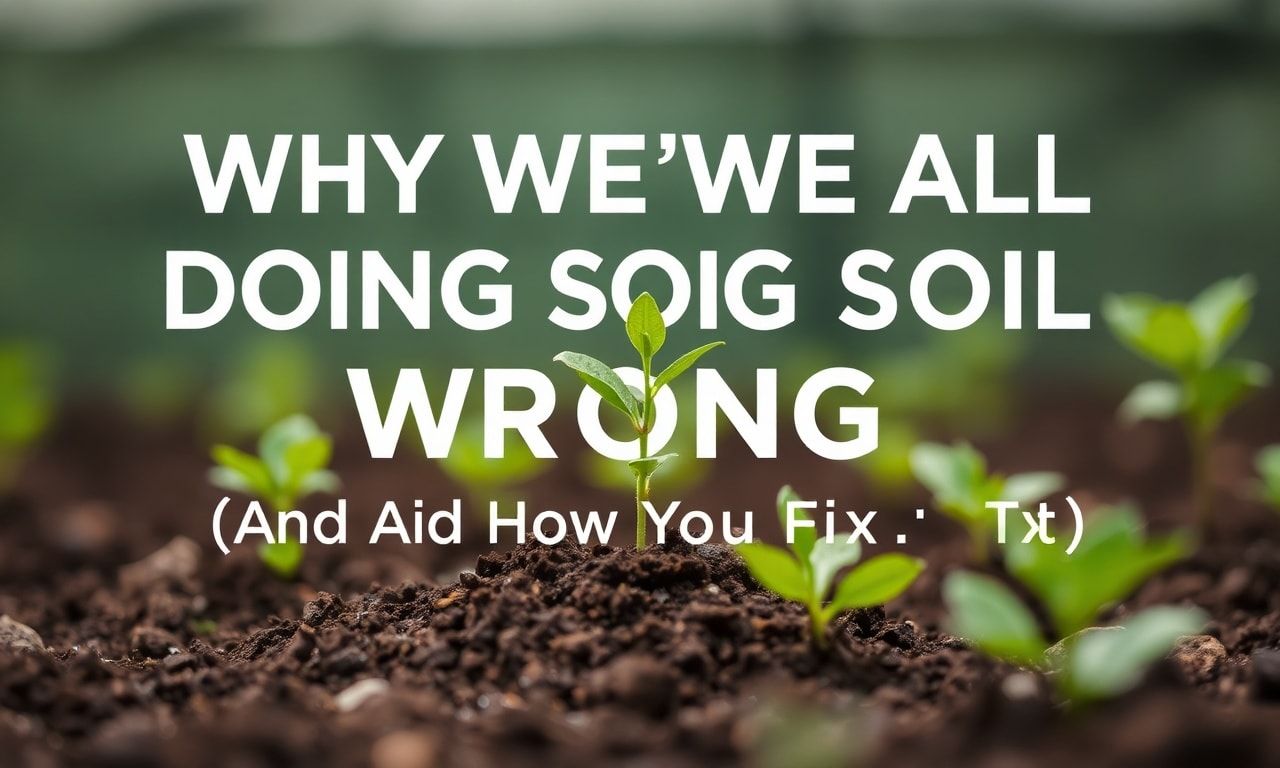 Why We're All Doing Soil Wrong (And How to Fix It)
