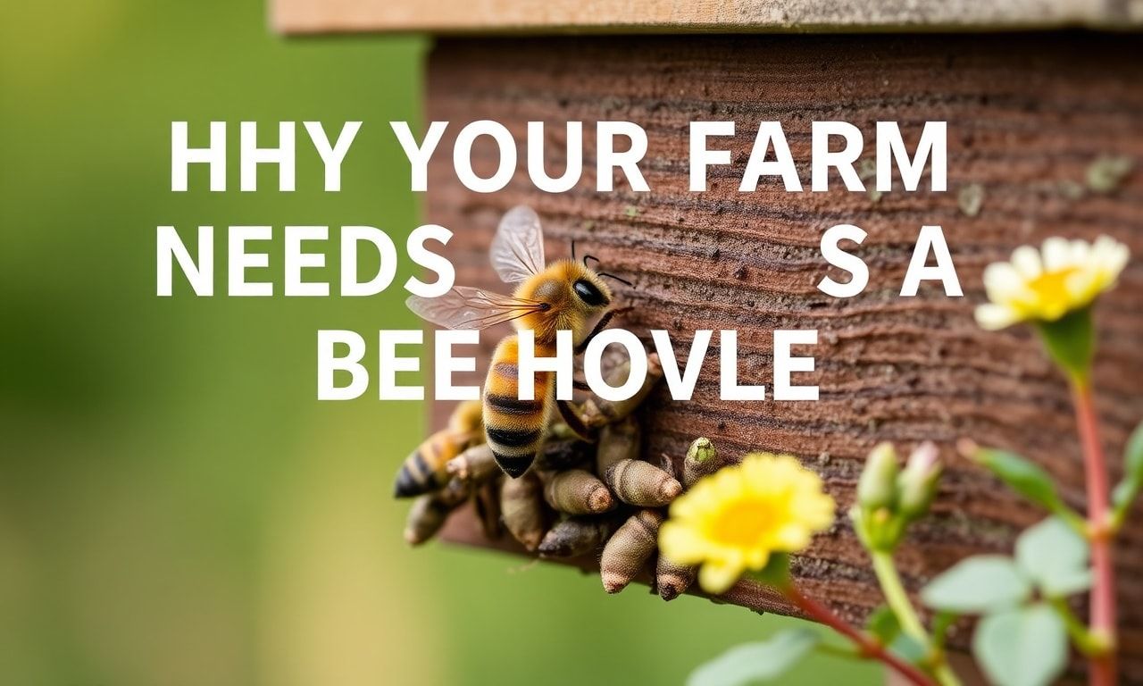 Why Your Farm Needs a Bee Hotel (And How to Build One)